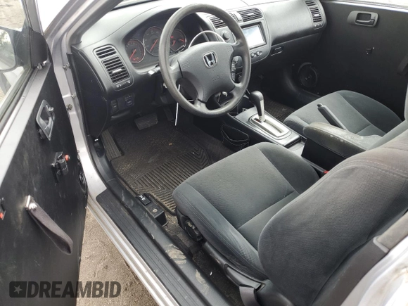 2004 Honda Civic LX z VIN 1HGEM22544L074056, wystawiony jako Copart lot #58353295 z przebiegiem 134 566 mil mil oraz Czysty tytuł • Clean title. Historia ofert i sprzedaży dostępna na DreamBid. Obrazek 8.
