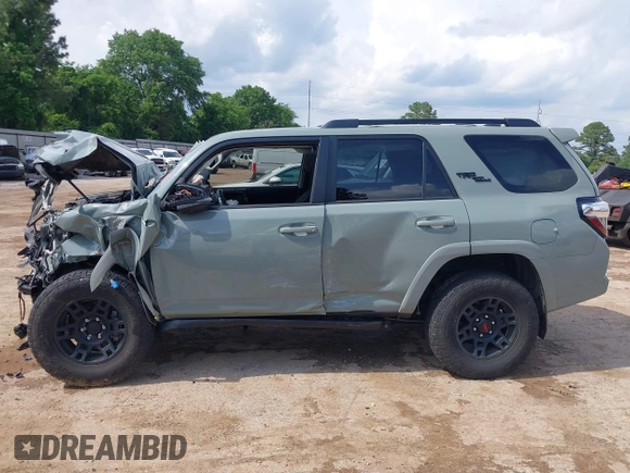 2023 Toyota 4Runner TRD Off Road Premium with VIN JTERU5JR6P6167259, listed as a IAAI auction lot 42126442 with 24,832 mi miles and . Bid and sale history available at DreamBid. Image 15.