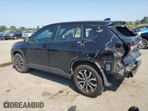 2023 Toyota Corolla Cross Hybrid S с VIN 7MUFBABG3PV015156, выставлен на аукционе Copart как лот 62304275 с пробегом 63 012 миль миль и Списание • Salvage title. История ставок и продаж доступна на DreamBid. Изображение 2.