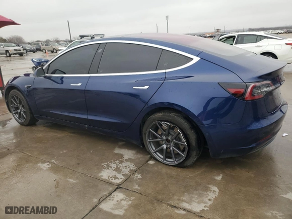 2018 Tesla Model 3 Long Range Battery with VIN 5YJ3E1EA0JF019494, listed as a Copart auction lot 44722955 with 98,274 mi miles and Salvage Title. Bid and sale history available at carsss.com. Image 2.