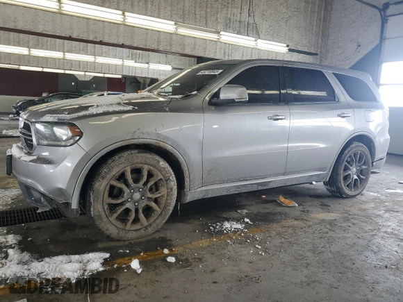 2016 Dodge Durango R/T with VIN 1C4SDJCT5GC481803, listed as a Copart auction lot 45216945 with 107,747 mi miles and Clean title. Bid and sale history available at DreamBid. Image 1.