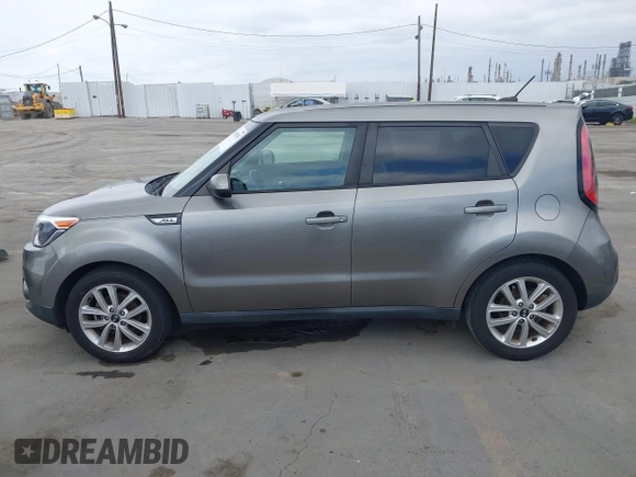 2018 Kia Soul + with VIN KNDJP3A5XJ7579843, listed as a IAAI auction lot 42086255 with 106,886 mi miles. Bid and sale history available at carsss.com. Image 14.