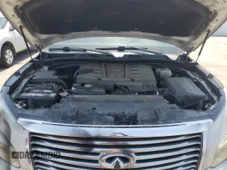 2014 Infiniti QX80 with VIN JN8AZ2NC3E9351193, listed as a Copart auction lot 58953585 with 182,686 mi miles and Salvage title. Bid and sale history available at DreamBid. Image 12.