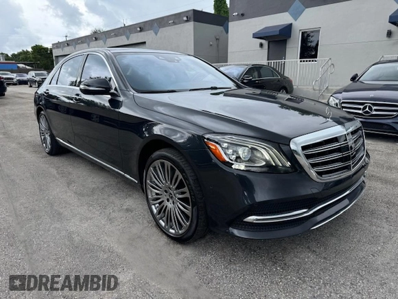 2020 Mercedes-Benz S-Class S 560 with VIN W1KUG8DB7LA559539, listed as a Copart auction lot 74956614 with 26,014 mi miles and Non Repairable. Bid and sale history available at carsss.com. Image 4.