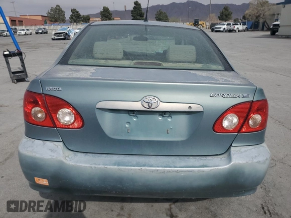 2005 Toyota Corolla CE with VIN 1NXBR32E85Z365739, listed as a Copart auction lot 51977715 with 190,401 mi miles and Salvage Title. Bid and sale history available at DreamBid. Image 6.