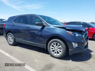 2018 Chevrolet Equinox LS z VIN 3GNAXHEV3JS502358, wystawiony jako IAAI lot #42239465 z przebiegiem 74 166 mil mil oraz . Historia ofert i sprzedaży dostępna na DreamBid. Obrazek 1.