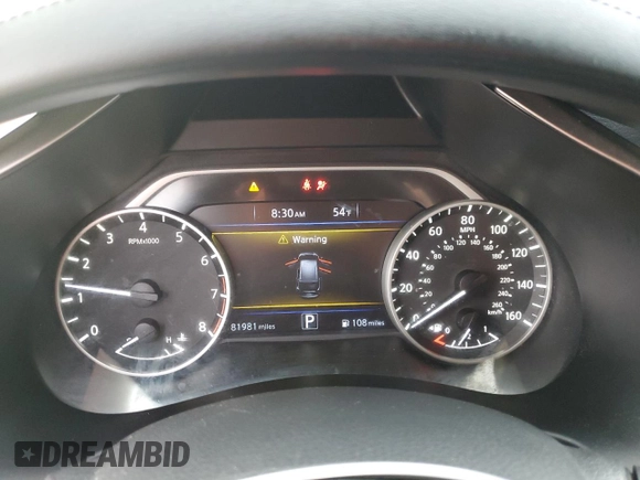 2018 Nissan Murano SV with VIN 5N1AZ2MG5JN193033, listed as a Copart auction lot 85031954 with 81,981 mi miles and Clean Title. Bid and sale history available at DreamBid. Image 9.