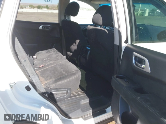 2016 Nissan Pathfinder S with VIN 5N1AR2MN7GC638875, listed as a IAAI auction lot 41996143 with 92,637 mi miles and . Bid and sale history available at DreamBid. Image 8.