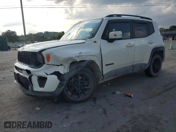 2020 Jeep Renegade Altitude with VIN ZACNJABB2LPL31651, listed as a Copart auction lot 68402614 with 135,031 mi miles and Salvage Title. Bid and sale history available at DreamBid. Image 1.