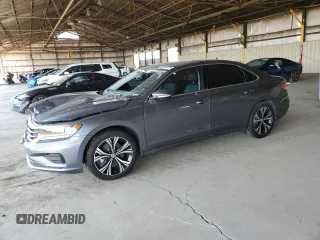 2021 Volkswagen Passat SE with VIN 1VWSA7A37MC003843, listed as a Copart auction lot 59949395 with 36,489 mi miles and Salvage title. Bid and sale history available at DreamBid. Image 1.