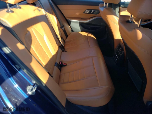 2020 BMW 3 Series 330i xDrive with VIN WBA5R7C03LFH33242, listed as a Copart auction lot 42183285 with 83,101 mi miles and Salvage Title. Bid and sale history available at carsss.com. Image 10.