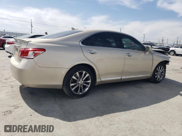2011 Lexus ES with VIN JTHBK1EG3B2454487, listed as a Copart auction lot 48751345 with 139,667 mi miles and Salvage Title. Bid and sale history available at carsss.com. Image 3.