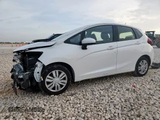 2016 Honda Fit LX with VIN JHMGK5H5XGX018043, listed as a Copart auction lot 59995695 with 53,297 mi miles and Salvage title. Bid and sale history available at DreamBid. Image 1.