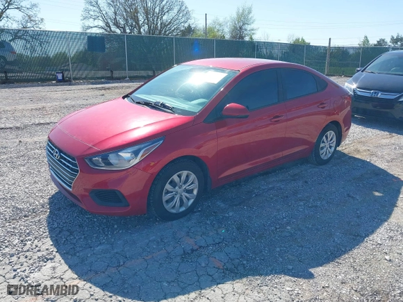 2021 Hyundai Accent SE with VIN 3KPC24A69ME140546, listed as a IAAI auction lot 41874525 with 57,569 mi miles. Bid and sale history available at carsss.com. Image 18.