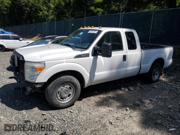2015 Ford F-250 XLT with VIN 1FT7X2A69FEB14776, listed as a Copart auction lot 57839435 with 166,355 mi miles and Clean title. Bid and sale history available at DreamBid. Image 1.