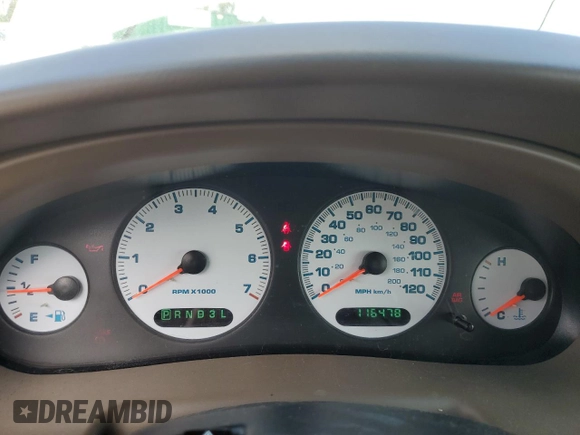 2002 Dodge Intrepid SE z VIN 2B3HD46R12H276630, wystawiony jako Copart lot #72724534 z przebiegiem 116 478 mil mil oraz Czysty tytuł • Clean title. Historia ofert i sprzedaży dostępna na DreamBid. Obrazek 9.