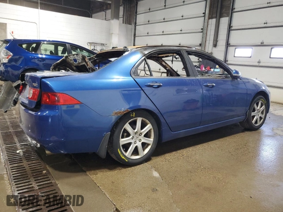 2005 Acura TSX with VIN JH4CL96865C032980, listed as a Copart auction lot 61870505 with Not provided miles and Salvage title. Bid and sale history available at DreamBid. Image 3.