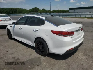 2017 Kia Optima EX with VIN 5XXGU4L36HG169692, listed as a Copart auction lot 57437784 with 87,743 mi miles and Salvage Title. Bid and sale history available at carsss.com. Image 2.