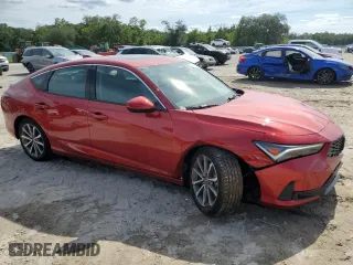 2024 Acura Integra with VIN 19UDE4H29RA010194, listed as a Copart auction lot 62545934 with 2,046 mi miles and Salvage Title. Bid and sale history available at carsss.com. Image 4.