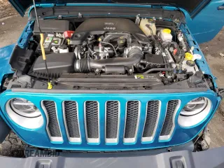 2020 Jeep Wrangler Unlimited Sahara Altitude with VIN 1C4HJXEG2LW252672, listed as a Copart auction lot 44195175 with 58,555 mi miles and Salvage title. Bid and sale history available at DreamBid. Image 12.