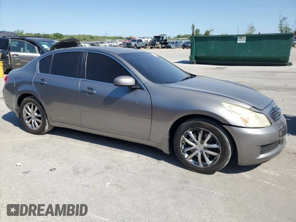 2007 Infiniti G35 Sedan G35x with VIN JNKBV61F37M816881, listed as a Copart auction lot 52777285 with 0 mi miles and Salvage Title. Bid and sale history available at carsss.com. Image 4.