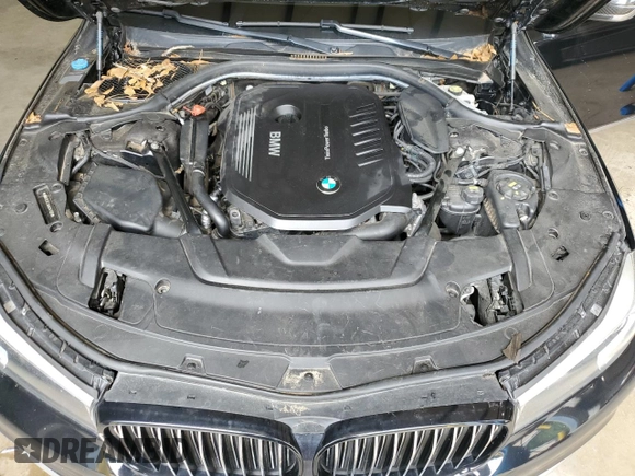 2017 BMW 7 Series 740i with VIN WBA7E2C36HG741125, listed as a Copart auction lot 55754185 with 90,305 mi miles and Clean Title. Bid and sale history available at DreamBid. Image 11.