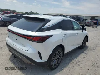 2024 Lexus RX with VIN 2T2BAMCAXRC071481, listed as a Copart auction lot 59457934 with 9,874 mi miles and Salvage Title. Bid and sale history available at carsss.com. Image 3.