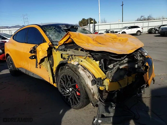 2021 Ford Mustang Mach-E GT with VIN 3FMTK4SX7MME00659, listed as a Copart auction lot 84289564 with 52,582 mi miles and Salvage Title. Bid and sale history available at carsss.com. Image 12.