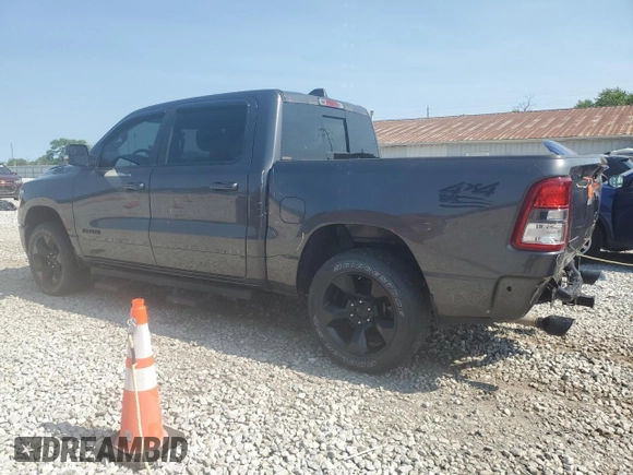 2020 Ram 1500 Big Horn with VIN 1C6SRFFT7LN103207, listed as a Copart auction lot 55208895 with 71,610 mi miles and Salvage title. Bid and sale history available at DreamBid. Image 2.