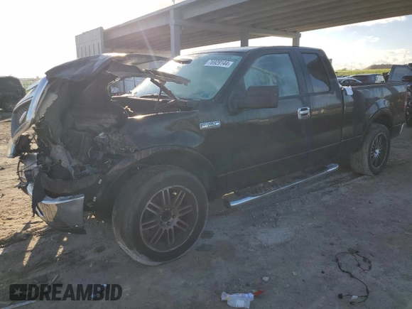 2006 Ford F-150 XL with VIN 1FTPX12V66NB83733, listed as a Copart auction lot 76929144 with 350,059 mi miles and Salvage Title. Bid and sale history available at carsss.com. Image 1.
