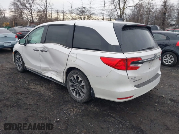 2023 Honda Odyssey EX-L with VIN 5FNRL6H64PB057372, listed as a IAAI auction lot 41306641 with 133,803 mi miles. Bid and sale history available at carsss.com. Image 3.