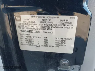 2009 GMC Envoy SLT with VIN 1GKDT43S792132160, listed as a IAAI auction lot 41876839 with 203,236 mi miles. Bid and sale history available at carsss.com. Image 9.