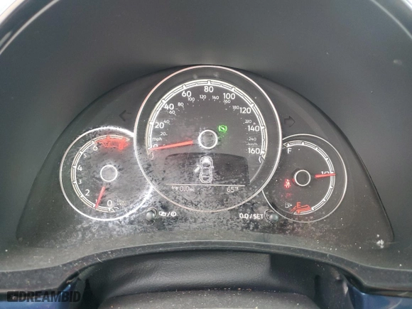 2017 Volkswagen Beetle 1.8T Fleet with VIN 3VWF17AT4HM619666, listed as a Copart auction lot 80062204 with 0 mi miles and Salvage Title. Bid and sale history available at carsss.com. Image 9.