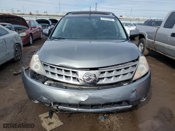 2007 Nissan Murano SL with VIN JN8AZ08W47W657964, listed as a Copart auction lot 47076565 with 114,971 mi miles and Salvage Title. Bid and sale history available at carsss.com. Image 5.