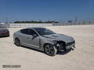 2021 Kia Stinger GT-Line with VIN KNAE15LA6M6093952, listed as a Copart auction lot 66384324 with 46,779 mi miles and Salvage Title. Bid and sale history available at carsss.com. Image 11.