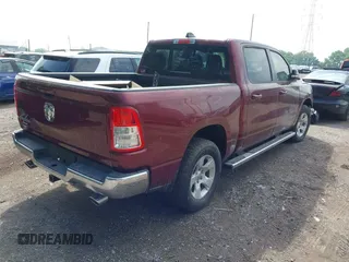 2022 Ram 1500 Lone Star with VIN 1C6RREFM1NN254323, listed as a IAAI auction lot 42378912 with 455 mi miles and . Bid and sale history available at DreamBid. Image 4.