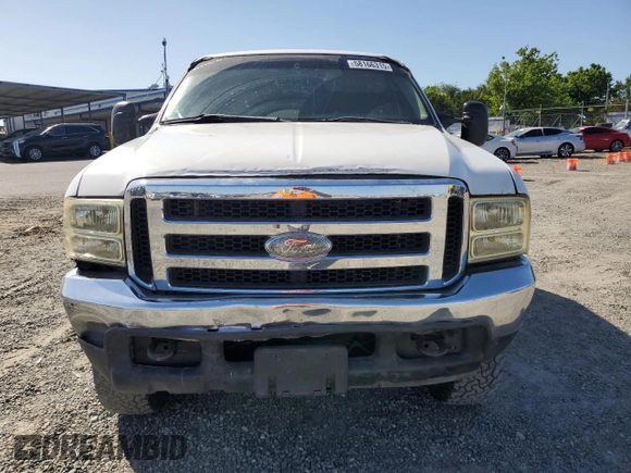 2001 Ford F-250 XL with VIN 1FTNW21FX1EB97783, listed as a Copart auction lot 58166315 with 244,201 mi miles and Clean title. Bid and sale history available at DreamBid. Image 5.