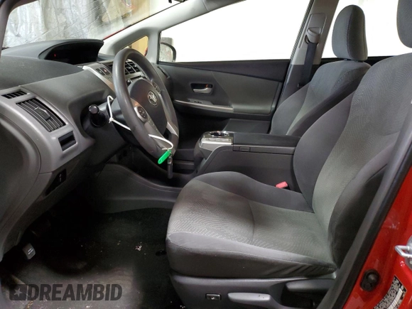 2012 Toyota Prius Two with VIN JTDZN3EU3C3099065, listed as a Copart auction lot 50734065 with 117,907 mi miles and Salvage Title. Bid and sale history available at DreamBid. Image 7.