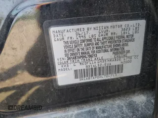 2017 Nissan Sentra SV with VIN 3N1AB7AP0HL706213, listed as a Copart auction lot 60421355 with 103,331 mi miles and Salvage title. Bid and sale history available at DreamBid. Image 12.