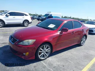 2007 Lexus IS 250 with VIN JTHBK262675042319, listed as a IAAI auction lot 42033877 with 237,283 mi miles and . Bid and sale history available at DreamBid. Image 2.