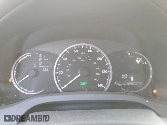 2013 Lexus CT 200h with VIN JTHKD5BH4D2142535, listed as a Copart auction lot 59635375 with 167,988 mi miles and Salvage title. Bid and sale history available at DreamBid. Image 9.