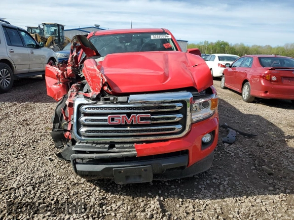 2016 GMC Canyon 4WD SLE with VIN 1GTH6CE36G1274779, listed as a Copart auction lot 52826834 with 0 mi miles and Salvage Title. Bid and sale history available at carsss.com. Image 5.
