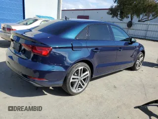 2020 Audi A3 Sedan Premium with VIN WAUAUGFF7LA102503, listed as a Copart auction lot 45113014 with 27,757 mi miles and Salvage Title. Bid and sale history available at carsss.com. Image 3.