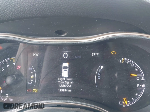 2017 Jeep Grand Cherokee Limited with VIN 1C4RJEBG2HC813328, listed as a IAAI auction lot 41629494 with 123,994 mi miles. Bid and sale history available at carsss.com. Image 7.