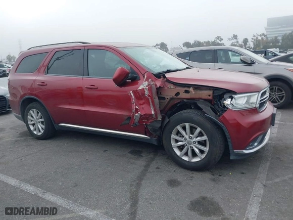 2015 Dodge Durango SXT with VIN 1C4RDHAG7FC888355, listed as a IAAI auction lot 41667032 with NaN miles. Bid and sale history available at carsss.com. Image 13.
