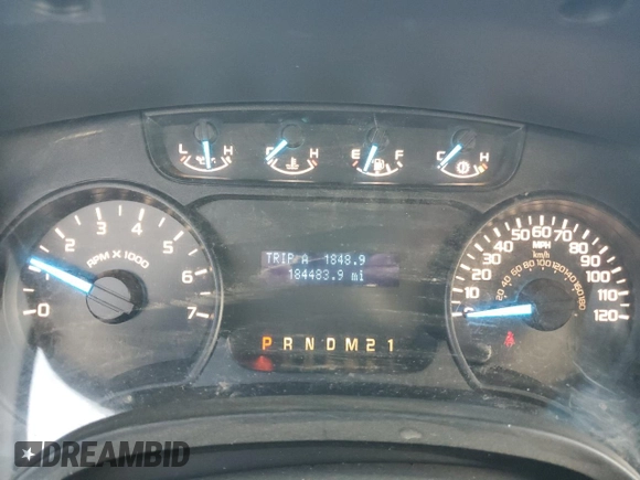 2014 Ford F-150 XL with VIN 1FTMF1EF4EFC56312, listed as a Copart auction lot 80866324 with 184,483 mi miles and Clean Title. Bid and sale history available at carsss.com. Image 9.
