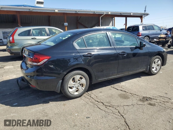 2015 Honda Civic LX with VIN 19XFB2F52FE291037, listed as a Copart auction lot 52035985 with 68,077 mi miles and Clean Title. Bid and sale history available at carsss.com. Image 3.
