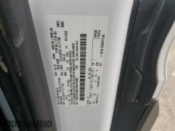 2018 Ford Transit Passenger XL with VIN 1FBZX2CM3JKB15408, listed as a Copart auction lot 49072305 with Not Provided miles and Salvage Title. Bid and sale history available at carsss.com. Image 13.