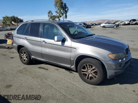 2005 BMW X5 3.0i with VIN 5UXFA13565LY01976, listed as a Copart auction lot 76867354 with 162,119 mi miles and Salvage Title. Bid and sale history available at carsss.com. Image 4.