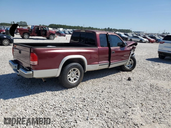 2001 Dodge Dakota Sport with VIN 1B7GL22N11S237838, listed as a Copart auction lot 75295524 with 0 mi miles and Salvage Title. Bid and sale history available at carsss.com. Image 3.